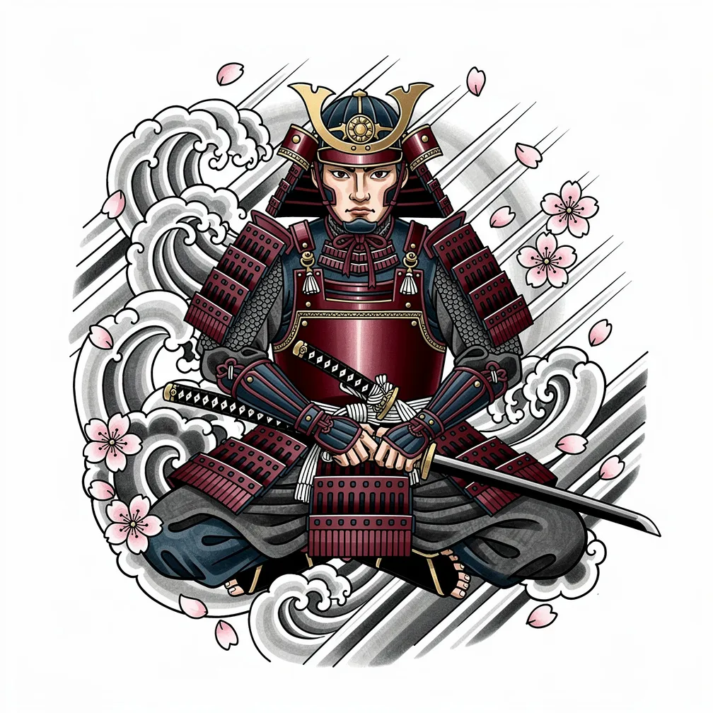 Diseño de tatuaje Japonés