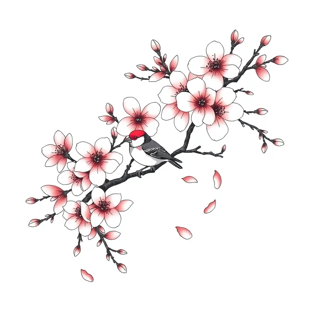 Diseño de tatuaje Pequeño estilo Japonés