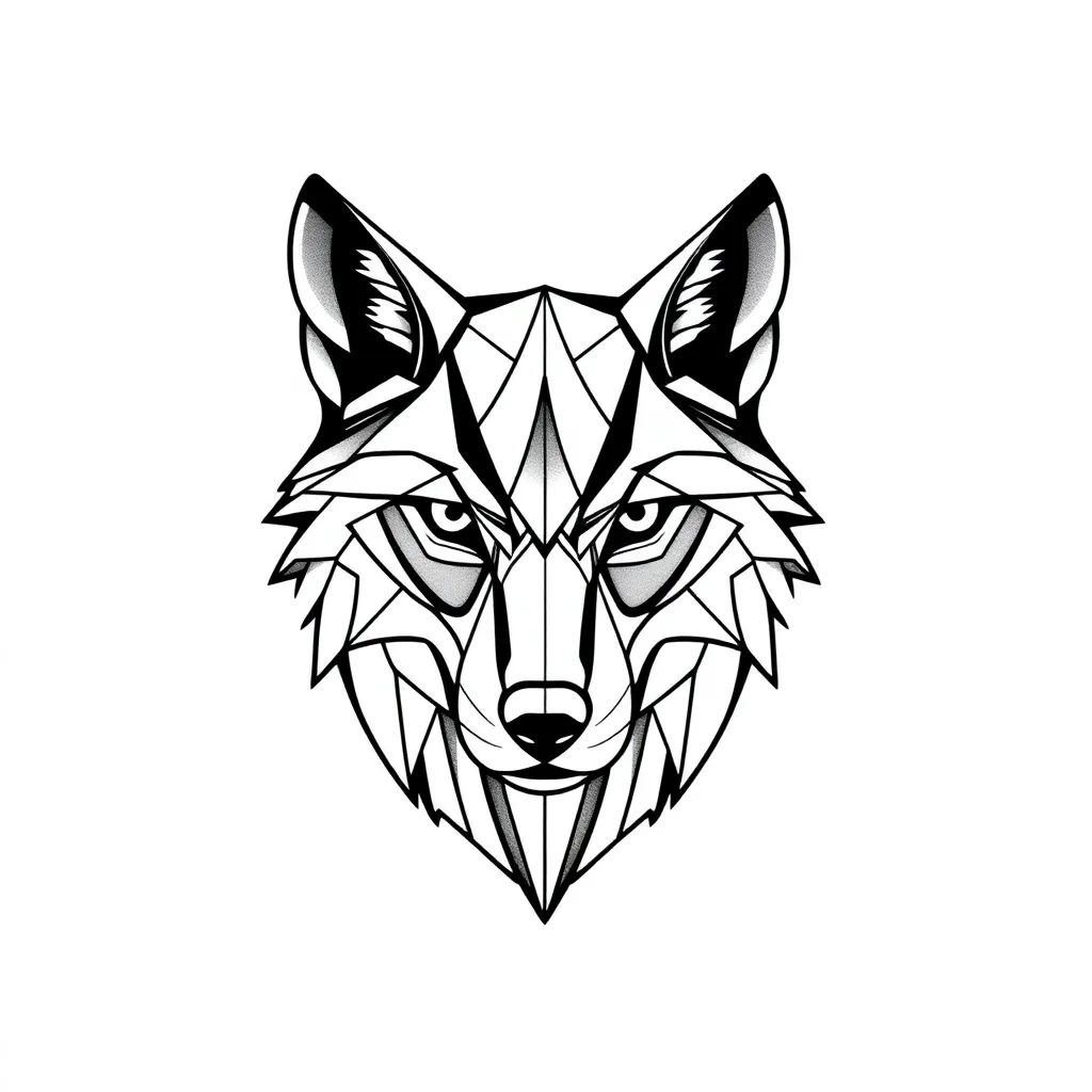 Diseño de tatuaje Geométrico