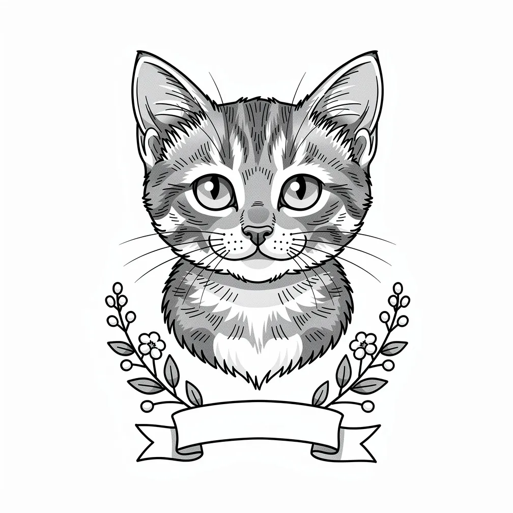A tender fine-line memorial tattoo for a kitten named Miso, featuring a small cat silhouette with a subtle halo and heart-shaped accent.
