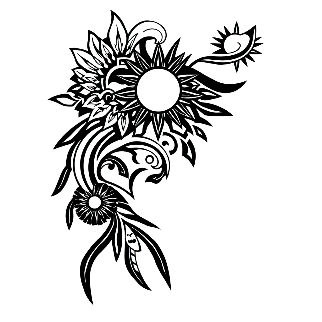Diseño de tatuaje Tribal