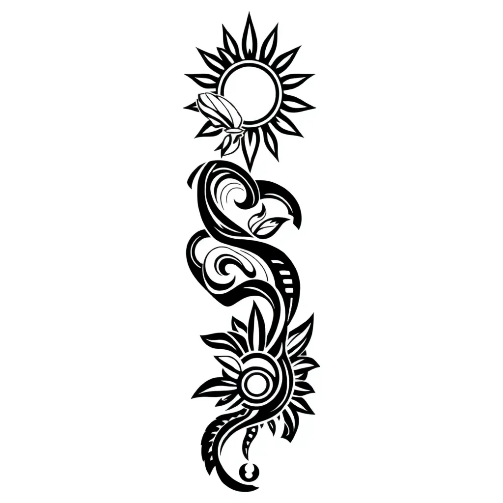 Diseño de tatuaje Tribal