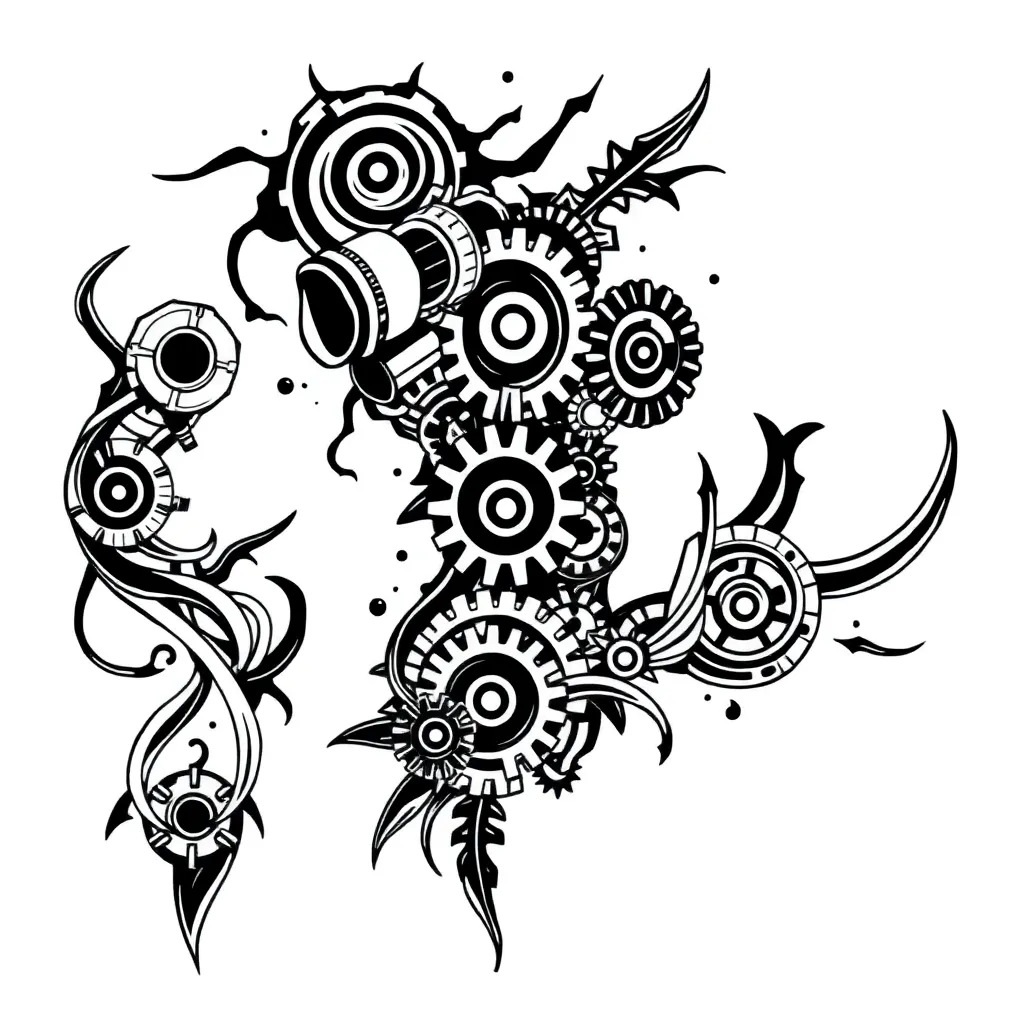 Diseño de tatuaje Tribal